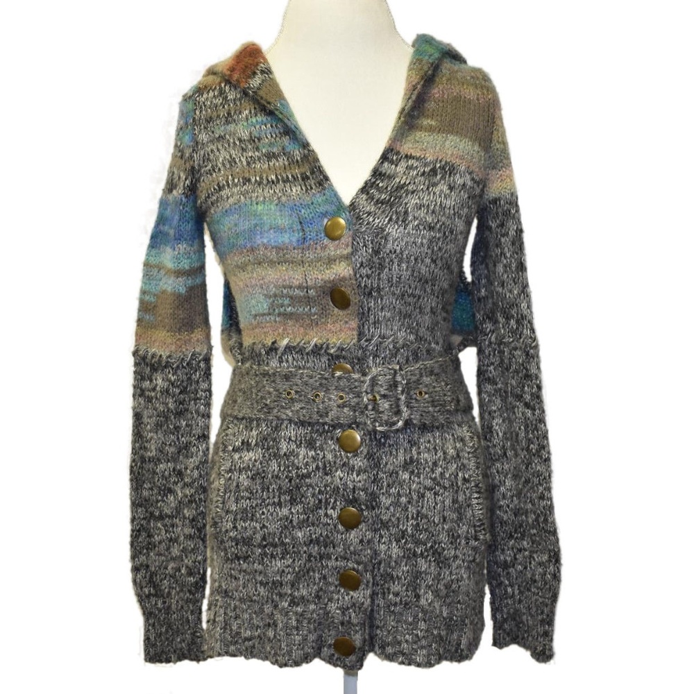 Sleeping on Snow Sweater Cardigan Small Marled